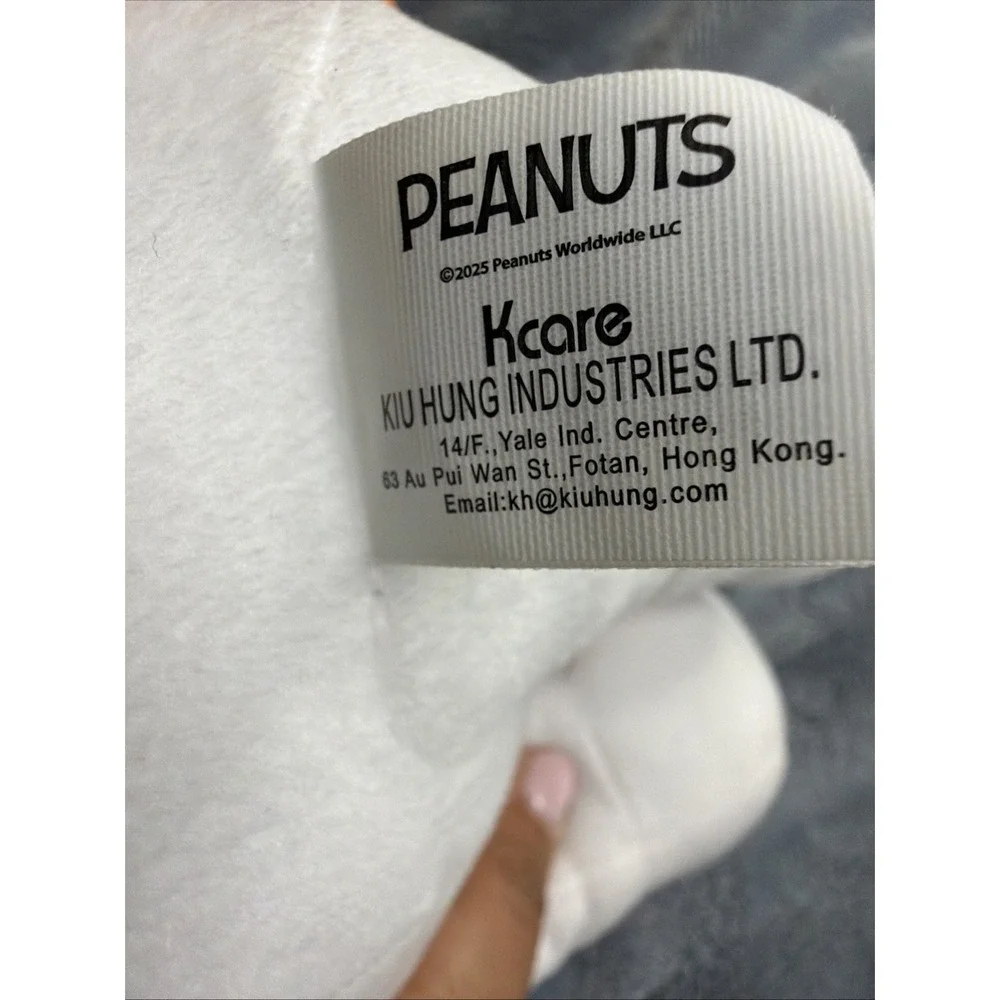 Peanuts Snoopy Orange Puffer Vest Fall  Candy Corn Beanie 14